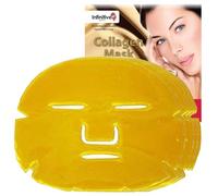 4 x New Infinitive Beauty Crystal 24K Gold Powder Gel Collagen Face Mask Masks Sheet Patch, Anti Ageing Aging, Skincare, Anti Wrinkle, Moisturising, Moisture, Hydrating, Uplifting, Whitening, Remove Blemishes & Blackheads Product. Firmer, Smoother, Tone, v