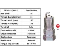 4 x NGK 90813 Genuine NGK Spark Plugs