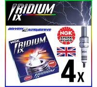 4 x NGK IRIDIUM SPARK PLUG BKR6EIX, 6418, WHOLESALE PRICE FAST SHIP UK STOCK