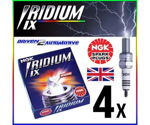 4 x NGK IRIDIUM SPARK PLUG BKR6EIX, 6418, WHOLESALE PRICE FAST SHIP UK STOCK