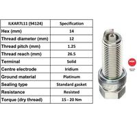 4 x NGK Spark Plug 94124