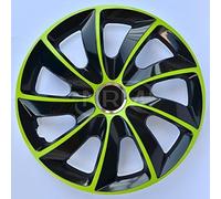 4 x NRM Wheel Trims STIG Extra 15 Inches Green/Black