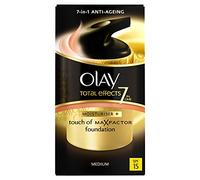 4 x Olay Total Effects 7-in-1 Moisturiser + Touch of Max Factor Foundation - Medium SPF 15 50ml