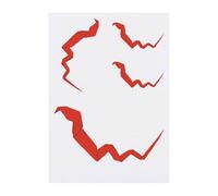 4 x 'Origami Snake' Temporary Tattoos - Water Resistant, Skin-Safe, Non-Toxic Transfers, Mixed Sizes (TO00085042)