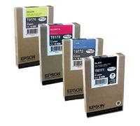 4 X Original EPSON Business Inkjet Ink B-500 B-510 DN / T6171 - T6174 XXL Set