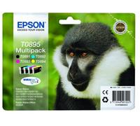 4 x Original Epson Ink Cartridges T0895 for SX210 SX215 SX218 SX400 SX405