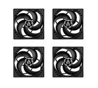 4 x Pack of Arctic P14 PWM PST 14cm 140mm Pressure Optimised 4pin PWM PST Fans