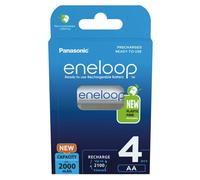 4 x Panasonic Eneloop AA batteries 2000mAh Rechargeable Ni-MH Accu LR06 BK-3MCCE
