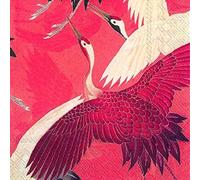 4 x Paper Napkins - Cranes in Flight - Ideal for Decoupage/Napkin Art