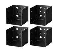 4 x Pergola Wall Mount Brackets Rust Resistant | Pergola Fittings and Accessories For 4" x 4" Wooden Posts Outdoor Garden Support