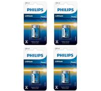 4 x PHILIPS CR2 Lithium Battery 3V - DLCR2 ELCR2 CR15H270 CR2A Camera Fob Remote
