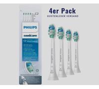 4 x Philips Sonicare C2 Optimal Plaque Defence WHITE Toothbrush Heads NEW£