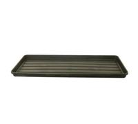 4 x Plastic 98cm Black Grow Bag Trays