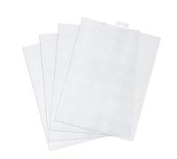 4 x Plastic Mesh Canvas Sheets, 14 CT Plastic Mesh Canvas for Embroidery Cross Stitch Embroidery Plastic Mesh for Crafts, Crochet Projects (28 x 21 cm)