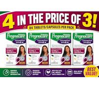 4 x Pregnacare Max Conception and Fertility for Women - Maximum Support for Women Fertility and Conception