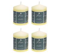 4 x Prices Ivory Altar Candle 100mm X 80mm 50 Hours Burn Time