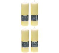 4 x Prices Ivory Altar Candle 250mm X 80mm 125 Hours Burn Time