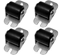 4 X Pvc Furniture Castors 22mm