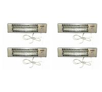 4 x Quartz Infra Red Wall Mounted Heater 600W/1200W