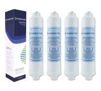 4 x Rangemaster Fridge Compatible Water Filter Cartridge, fits SXS Series Fridges with external filters,FF-6010PF