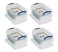 4 x 'REALLY USEFUL STORAGE BOXES' 9 LITRE