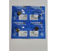 4 X Renata 379 SR521SW 1.55v Silver Oxide Watch battery