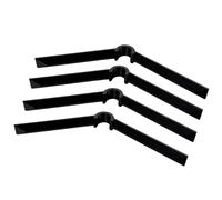 4 x Replacement Part for Grow Box Fixture Poles Space Booster Tent Cabinet Poles Attachment Accessories Grow Cabinet Suitable for Grow Box AC Infinity Cloudlab 722 Vivosun PRO BloomBoxx (22 mm)