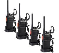 4 X Retevis RT24 Walkie Talkies Rechargeable 2 Way Radio Long Range License Free