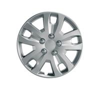 4 x Ring 14" Gyro Wheel Trims Car Covers Silver High Gloss Hub Caps Set RWT1479