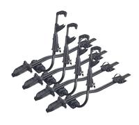 4 x Roof Bicycle Carrier Universal Bicycle Carrier - VDP Fast Bike - Maximum Load 20 kg - Aluminium - Lockable - Bicycle Roof Rack Bicycle Rail Bicycle Carrier Roof - TÜV-Süd