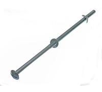 4 x Roofing Bolts Cross Head + Square Nuts BZP ZINC Plated M8 X 240MM