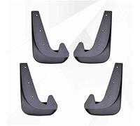 4 X Rubber Molded Car Mud Flaps for Fiat 500 500C 500L 500X, Custom Front/Rear Wheel Mudguards Splash Guards with Screws, No Need to Drill Holes
