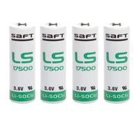 4 x SAFT LS17500 3.6V Lithium Batteries 3600mAh - 17500 ER17500V XL-100F ER17/50