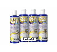 4 x Shiny Sinks Cleaner for Ceramic Stainless Granite Sinks & Basins 250ml