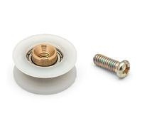 4 x Shower Door Rollers/Runners/Wheels V Grooved Replacements 20mm Wheel Diameter K024