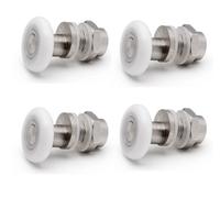 4 X Shower Part Replacement Shower Door Rollers/runners/pulleys 27mm Wheel Diameter L004 (Compatible With Aqualux Showers)