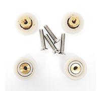 4 x Shower Part Shower Door Roller/Wheel/Runner J058i, Wheel Diameter 19mm Thickness 6mm, Stainless Steel, Replacement Parts