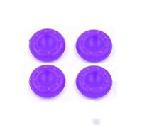 4 x Silicone Analog Joystick Thumbstcks Thumb Stick Grips Caps Cover for PS4 PS3 Xbox One Xbox 360 PS2 Controllers (Purple)