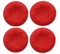 4 x Silicone Analog Thumb Stick Cap Cover Grip Thumbsticks Joystick Replacement For PS4 PS4 Pro Slim Xbox One Xbox One S Elite Xbox One X Xbox 360 PS3 PS2 Wii U (Red)
