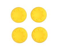 4 x Silicone Analog Thumb Stick Cap Cover Grip Thumbsticks Joystick Replacement For PS4 PS4 Pro Slim Xbox One Xbox One S Elite Xbox One X Xbox 360 PS3 PS2 Wii U (Yellow)