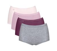 Sloggi Women's Basic+ Maxi C4P Briefs, Multiple Colours 14, 44 (Pack of 4), Multiple Colours 14, 18