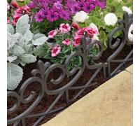 4 X Smart Garden Scroll Decorative Fence Path Border Lawn Plant Beds Edging