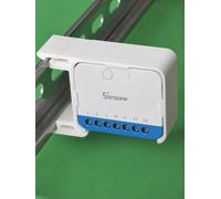 4 x SOIXX DIN Rail Holder for Sonoff Mini DIM, 2GS DIN Rail DIN Rail Holder 90 Degrees White