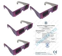 4 x Solar Eclipse Glasses 12 AUG 2026 CE ISO 12312-2