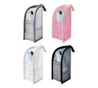 4 x Standing Toiletry Bag, Portable Foldable Travel with Zip and | Mesh Large Capacity Cosmetic Waterproof Bag for Storing Cosmetics & Toiletries for Bathroom,Gym,Business Trip,Family Travel