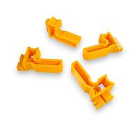 4 x String Line Corner Blocks Brickies Wall Building (Yellow)