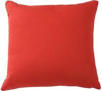 4 x Summer Scatter Cushions with Inserts - Square Filled Pillows with Machine Washable Covers for Indoor Outdoor Home Garden Sofa, Chair, Bench, Seating Furniture - Each 43 x 43cm, Terracotta
