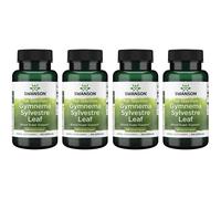 4 x Swanson Full Spectrum Gymnema Sylvestre Leaf 400 mg 100 Caps, Blood Sugar