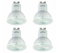 4 x Sylvania 0027445 Wide Beam LED GU10 Lamps 3000K Warm White - 4.5 Watt