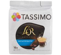 4 x Tassimo Lor Espresso Decaffeinated Decaf Coffee 16 Discs/Servings (Total 64 Servings)